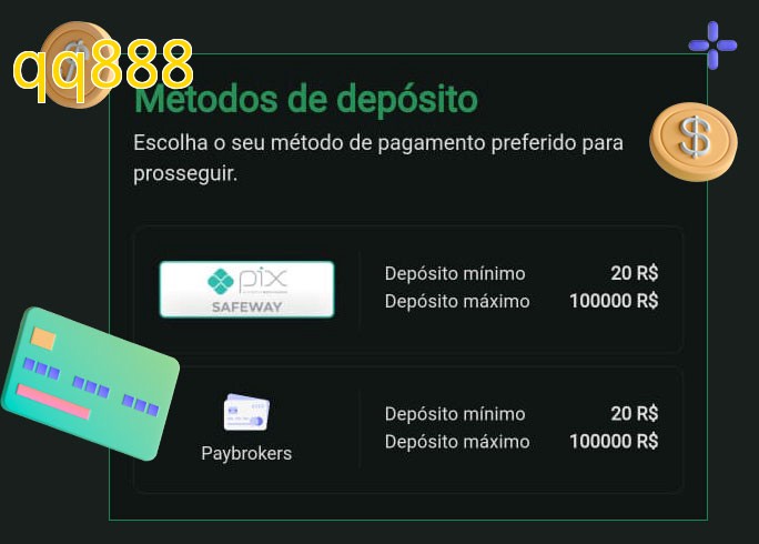 O cassino qq888bet oferece uma grande variedade de métodos de pagamento